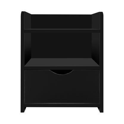 Artiss Bedside Table Drawer - Black