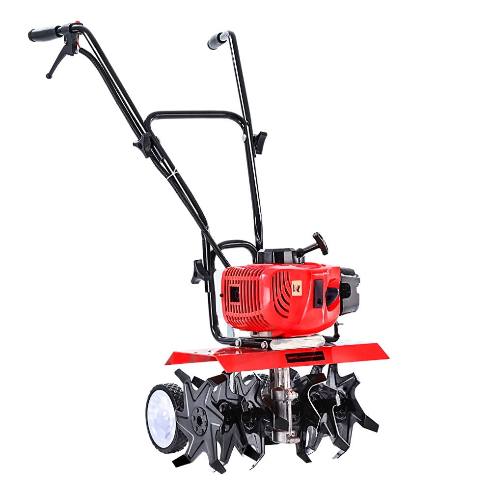 Giantz 88CC Garden Cultivator Tiller Petrol Rotary Hoe 36 Tines Rototiller