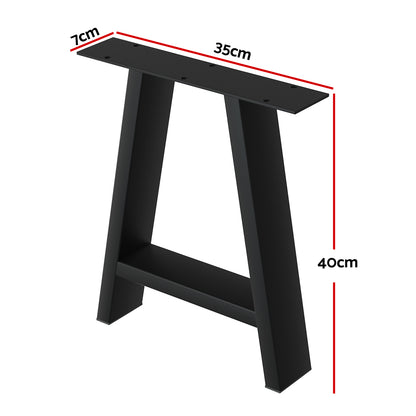 Artiss Set of 2 Table Legs Coffee Dining Table Legs DIY Metal Leg 40X30cm