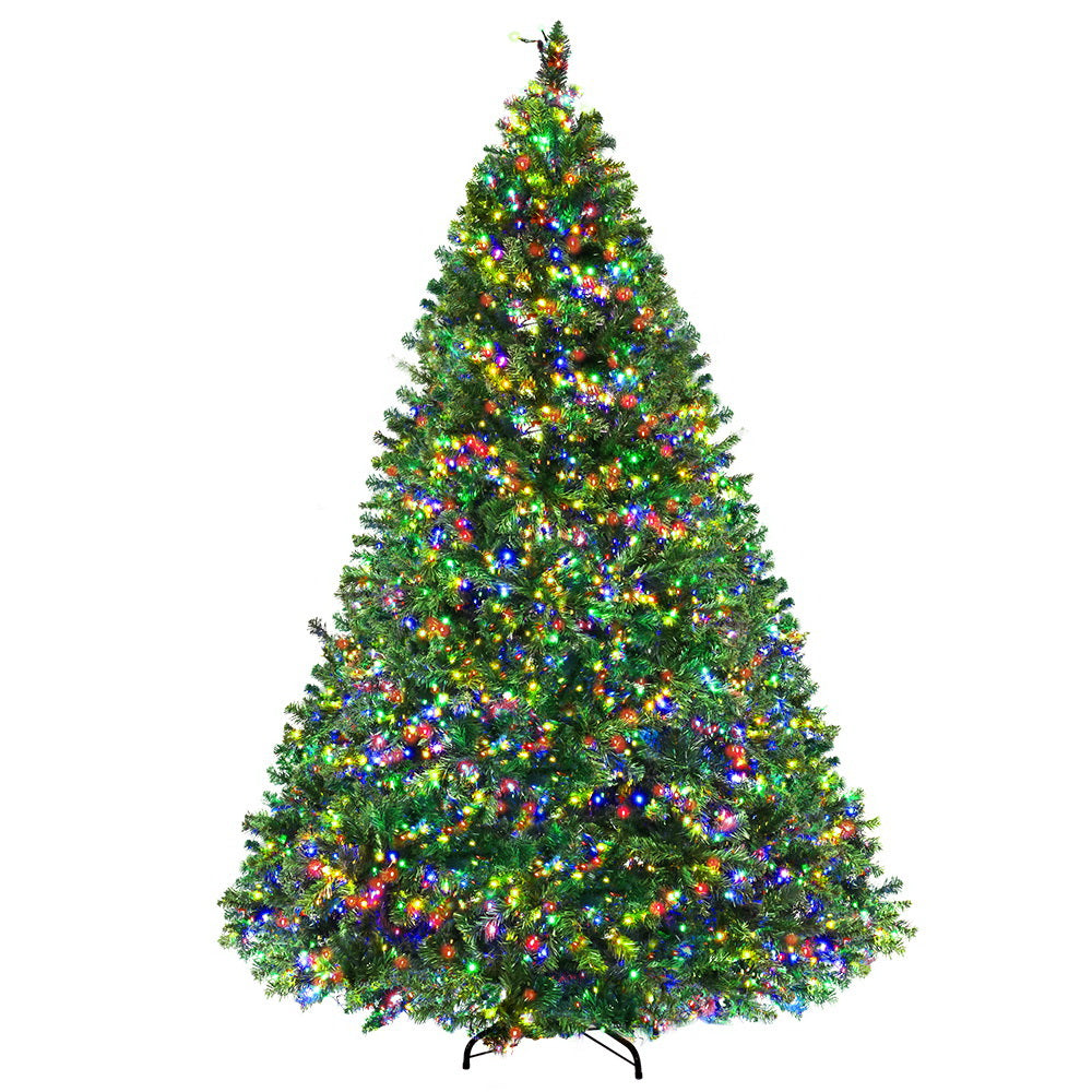 Jingle Jollys Christmas Tree 2.1M Xmas Tree 2800 LED Lights 8 Modes Multi Colour