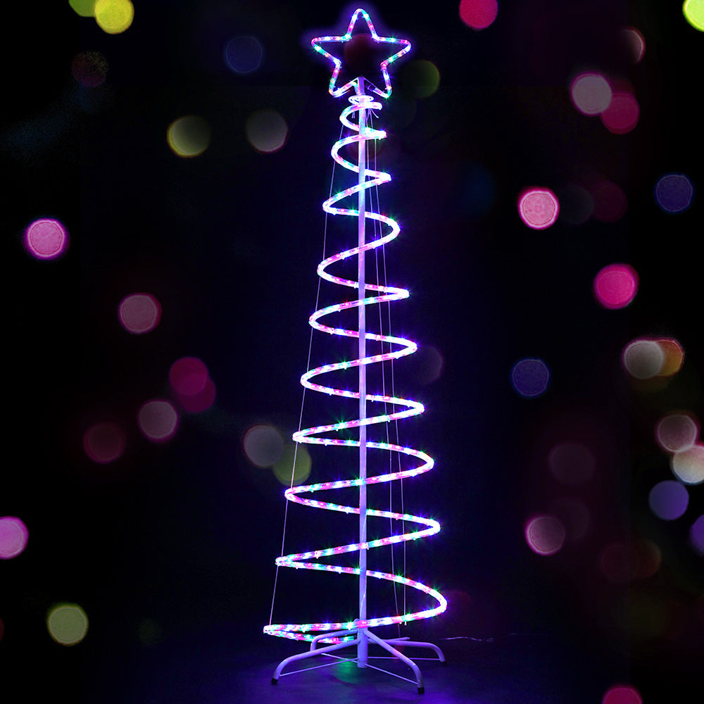 Jingle Jollys Christmas Lights 188cm Tree 288 LED Fairy Light Decorations